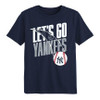 NY Yankees Preschool Splitter Navy T-Shirt