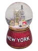NY Shopping 45mm Snowglobe - Red