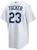 Kyle Tucker Youth Jersey - LA Dodgers Replica Kids Home Jersey - back