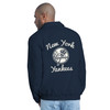 NY Yankees Cutting Edge Canvas Jacket - Navy - Back