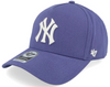 NY Yankees Offside Adjustable Cap - Purple Snapback Hat - front