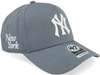 NY Yankees Offside Adjustable Cap - Charcoal Snapback Hat