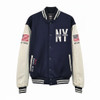 New York Wool Varsity Jacket - Navy - front