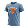 NY Knicks Primary Logo Adult T-Shirt - Washed Blue