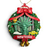 Statue of Liberty Bust Wreath Ornament