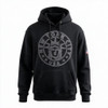 New York Statue of Liberty Chenille Pullover Hoodie - Black