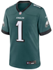 Jalen Hurts Jersey - Teal Philadelphia Eagles Adult Nike Game Jersey - front