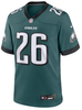 Saquon Barkley Youth Jersey - Teal Philadelphia Eagles Kids Nike Game Jersey - front