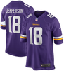 Justin Jefferson Youth Jersey - Purple Minnesota Vikings Kids Nike Game Jersey