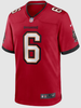 Baker Mayfield Youth Jersey - Red TB Buccaneers Kids Nike Game Jersey - front