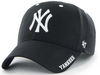 NY Yankees Black Frost MVP Adjustable Cap