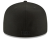 New Era Yankees 59FIFTY Black/Black Tonal Cap - back