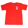 FDNY Embroidered Patch Red Kids Tee - flat