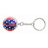 American Flag Baseball Keychain