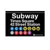 Times Square Subway Magnet