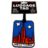 NYC "Cartoon Skyline" Luggage Tag