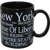 NYC "White Letters" 11oz Mug