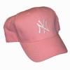 Yankees Kids Pink Adjustable Cap