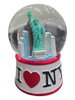 I Love NY White 65mm Snowglobe