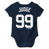 NY Yankees Baby Aaron Judge Creeper - back