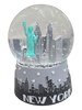 NYC "Grey Skyline" 65mm Snowglobe