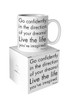 Go confidently Quotable Mug