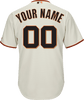 San Francisco Giants Replica Personalized Home Jersey - back