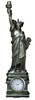 10 Inch Pewter Statue of Liberty with Clock Base