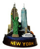 NYC Landmarks 4 Inch Color Skyline Model