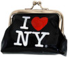 I Love NY Black Coin Purse