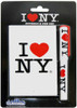 I Love NY White Notepad and Pen