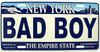 Bad Boy NY License Plate