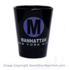 Manhattan M Black Shot Glass