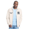 NY Yankees Cutting Edge Canvas Jacket - Natural
