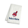 Cleveland Indians Personalized Burp Cloth