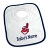 Cleveland Indians Personalized Pullover Baby Bib