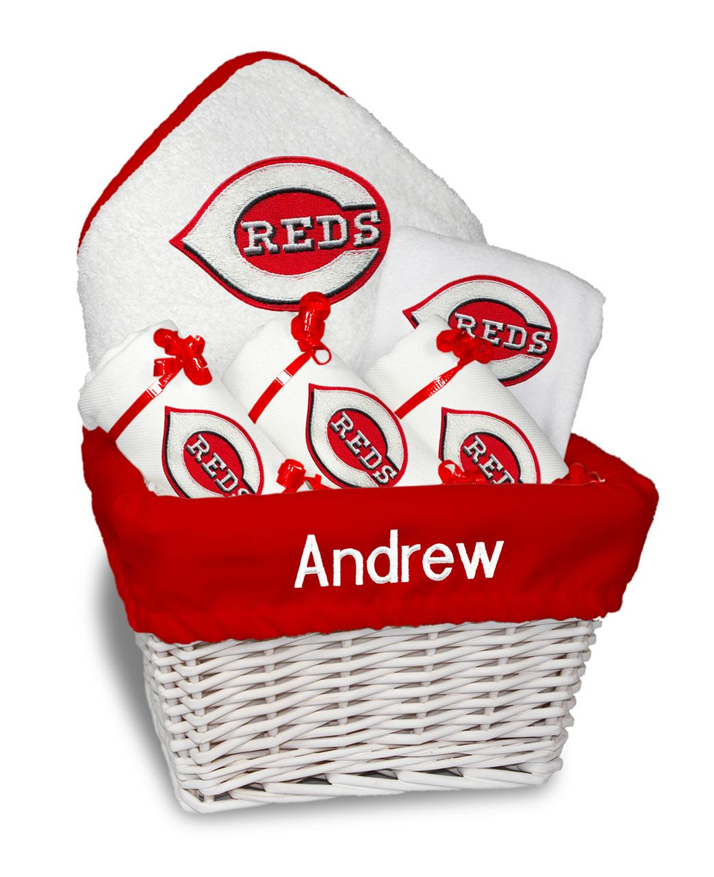 Cincinnati Reds Personalized 6Piece Gift Basket