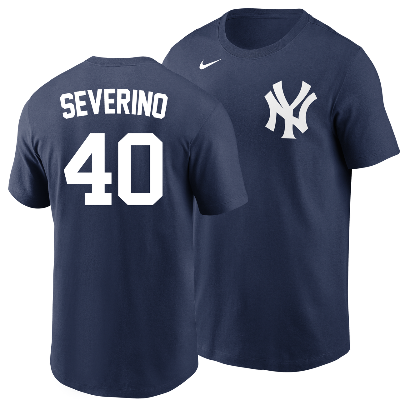 Luis Severino Backer T-Shirt - Navy - Tshirtsedge