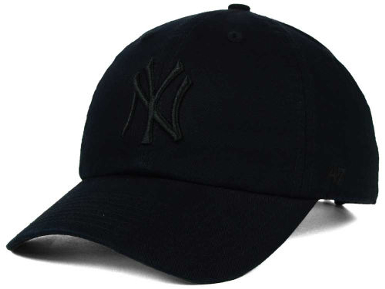 NY Black Yankees Cotton Hat - Navy