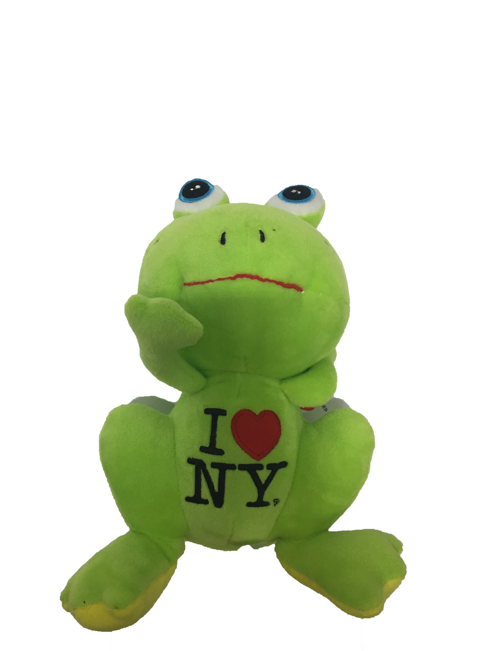 I Love NY Plush Green Frog