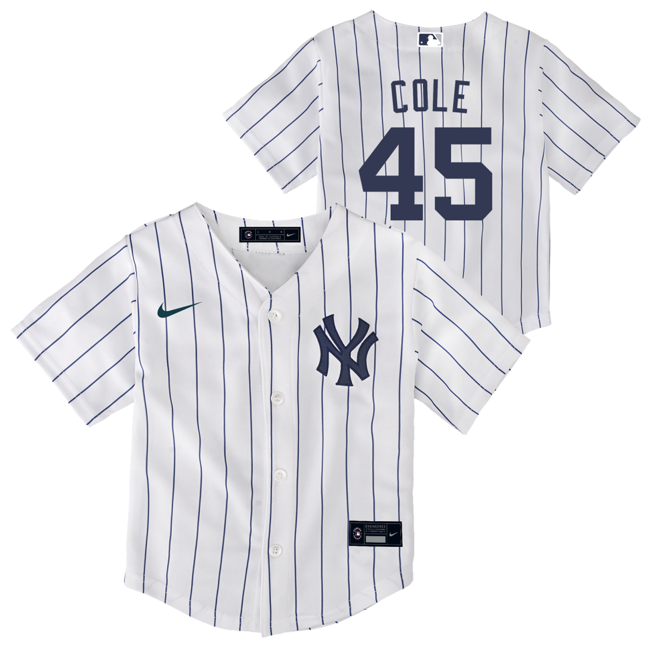 Toddler Nike Gerrit Cole White New York Yankees Home Replica Player Jersey