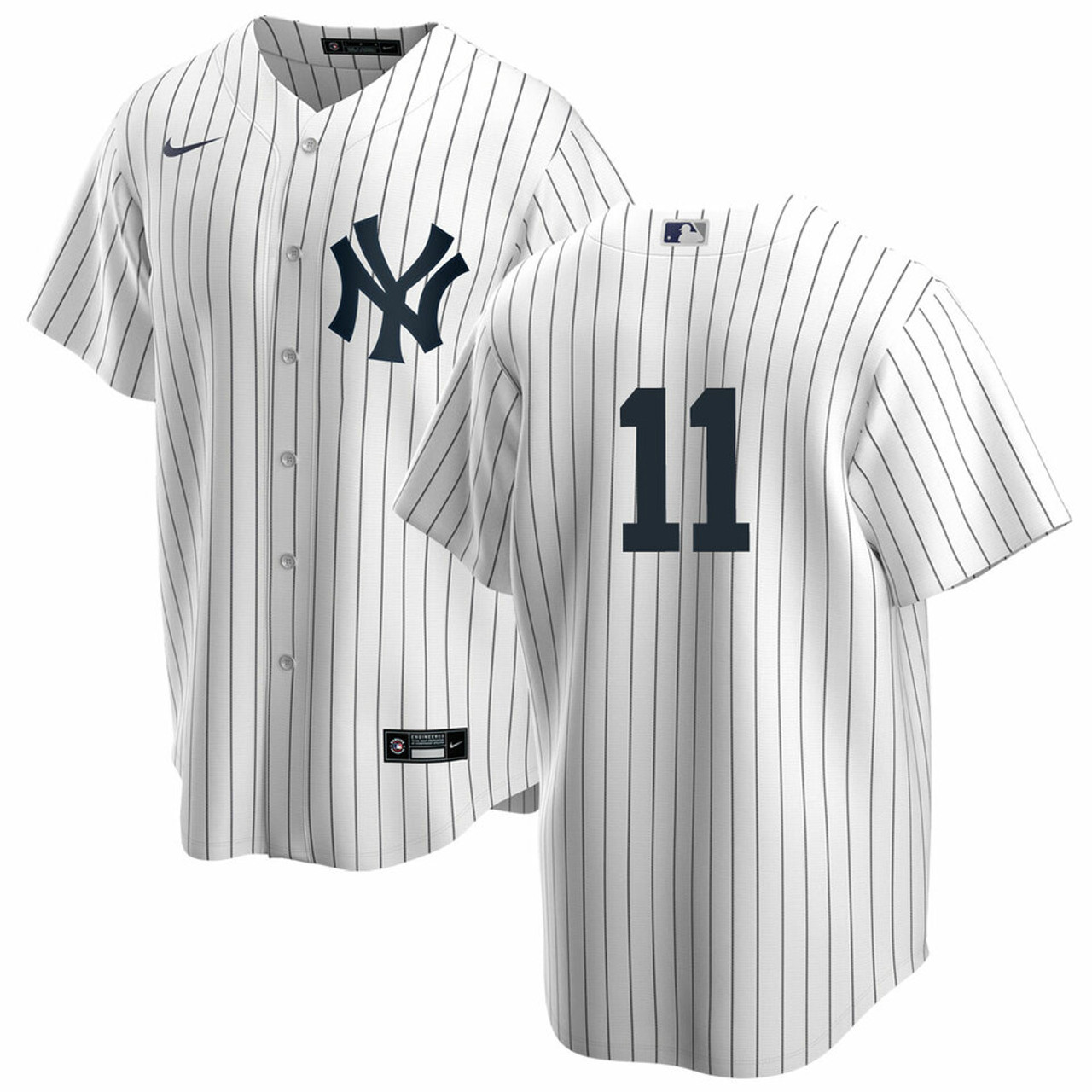 Majestic New York Yankees BRETT GARDNER 2008 Baseball JERSEY White P/S –