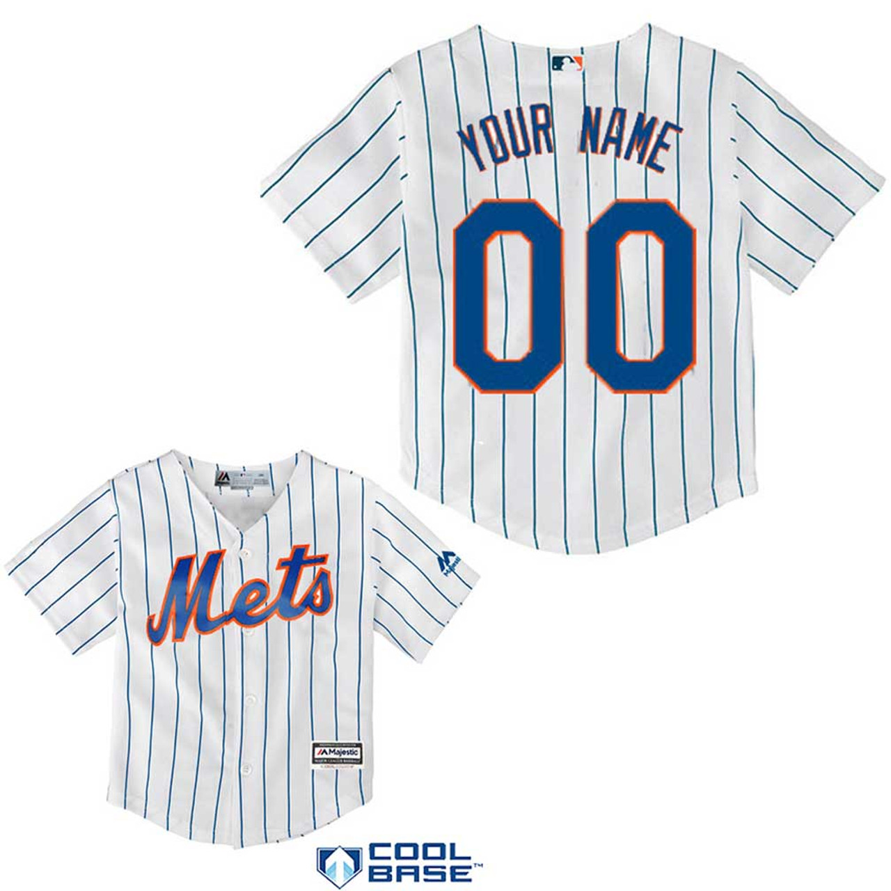 New York Mets Replica Youth Home Jersey