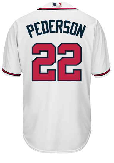 Joc Pederson Youth Jersey - Atlanta 