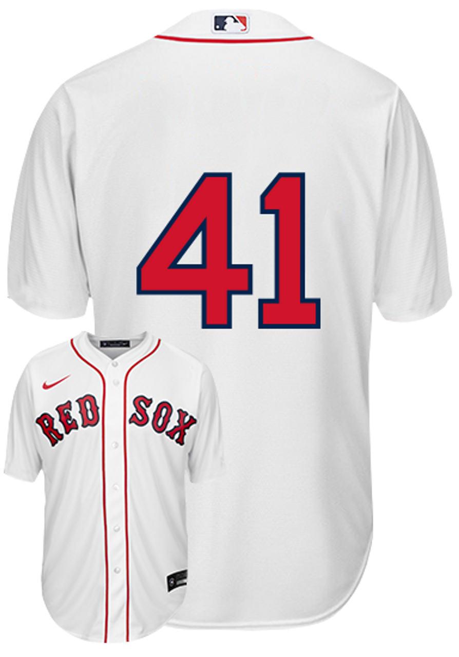 Nike Men's Boston Red Sox White Home Replica Team Jersey
