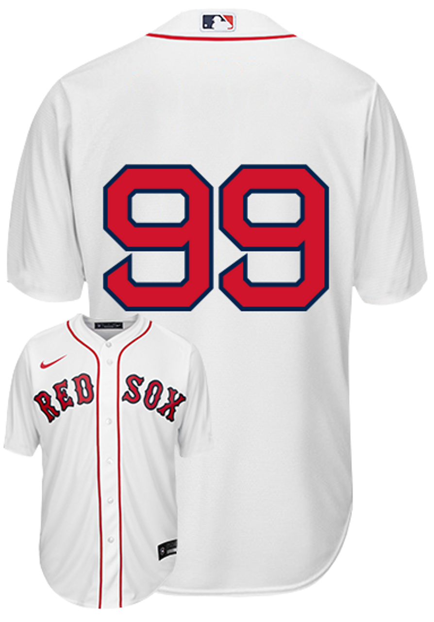 Boston Red Sox True Fan Mens Jersey Red V Neck Short Sleeve Button XL No  Name