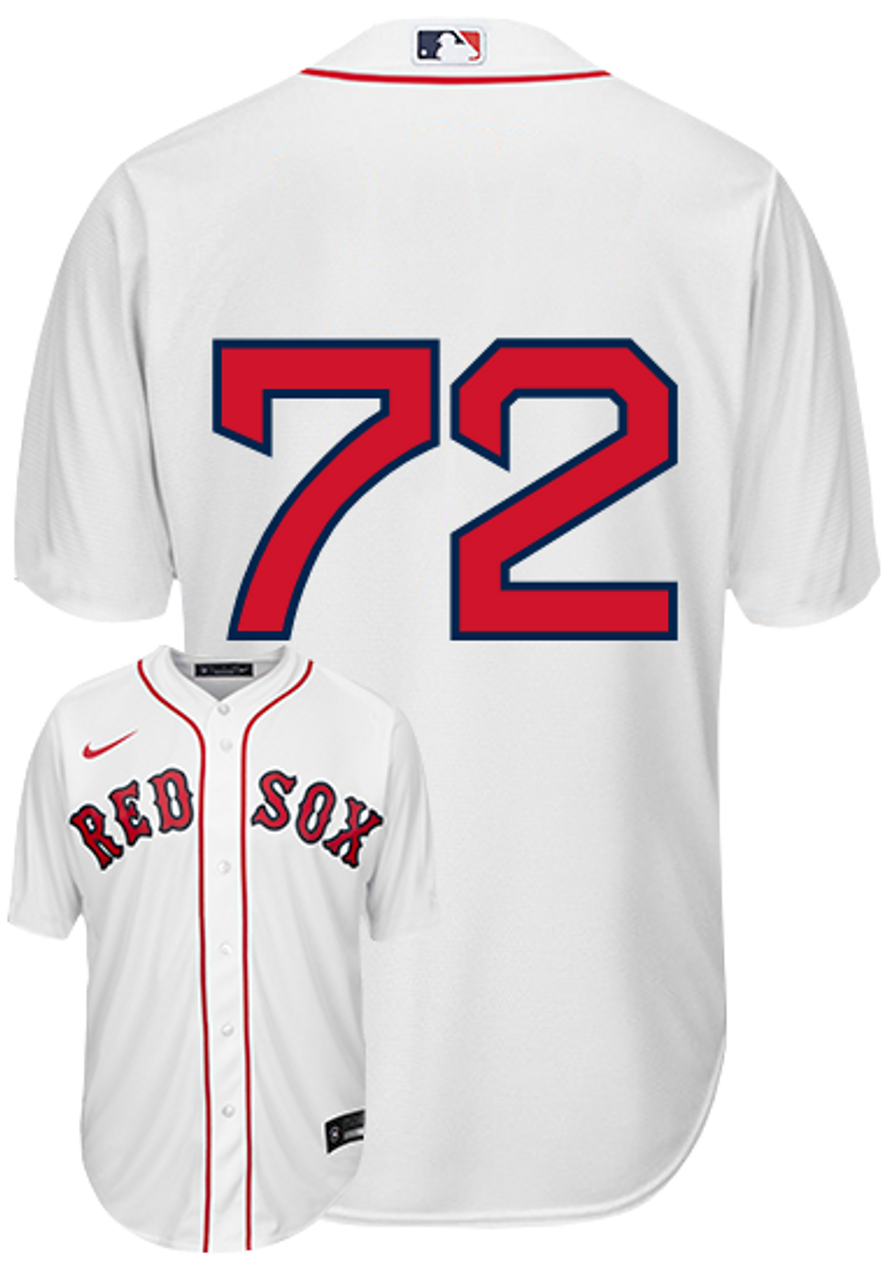 Kike Hernandez No Name Jersey - Boston Red Sox Replica Number Only Adult  Home Jersey