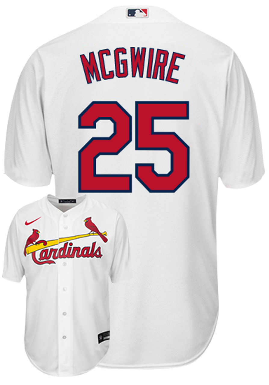 Mark McGwire Youth Jersey - St Louis Cardinals Replica Kids Home Jersey