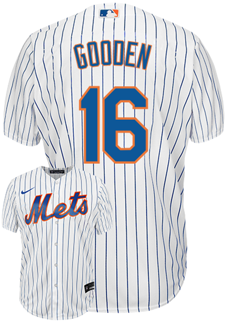 Men's New York Mets #16 Dwight Gooden Authentic Green Throwback Baseball  Jersey