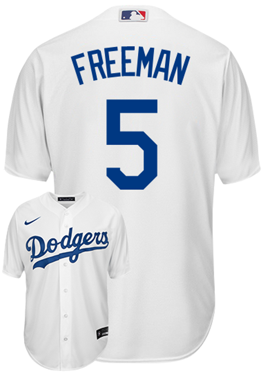 MLB Los Angeles Dodgers (Freddie Freeman) Women's Replica Baseball Jersey.